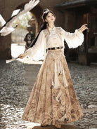 New Chinese Style Long Sleeve Top and Mamianqun - Heavenly Envoy 天国使臣