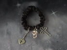 Strange Sugar - Gothic Lolita Black Hardware Skull Spider Hairband