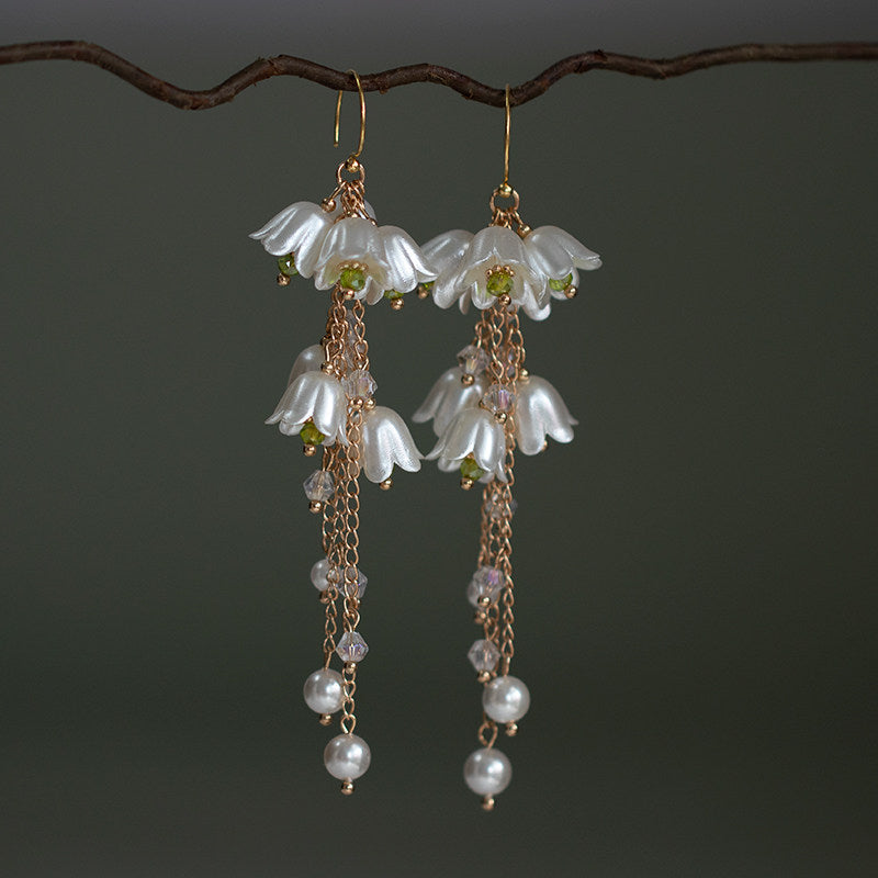Lily of the Valley Antique Earrings | Hanfu Jewelry