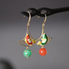 Double Blessing Koi Earrings | Cheongsam Jewelry