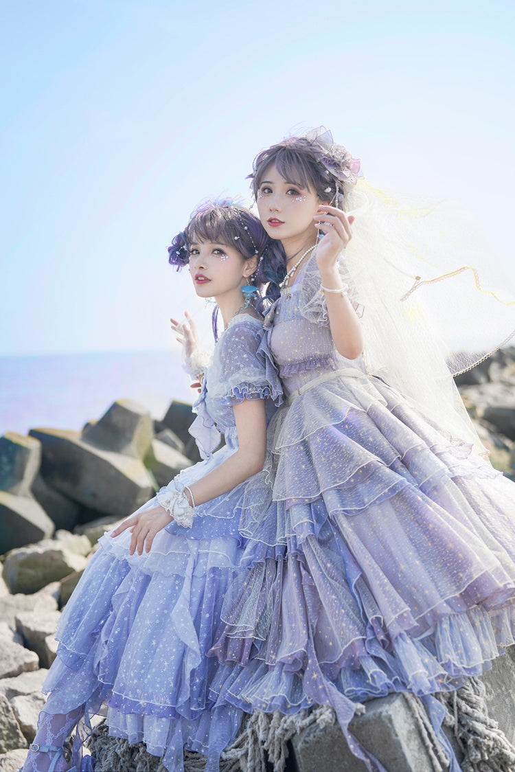 Girl from the Deep Sea - KiraKira Chiffon Gauze Lolita OP