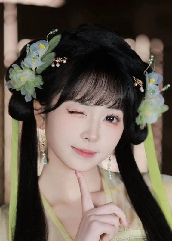 Spring Charm | 2-Piece Flower Hair Pieces (春色)