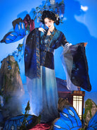 Wei Jin Dynasty Qiyao Ruqun Hanfu | Dream of Feathers & Butterflies 羽梦惊蝶