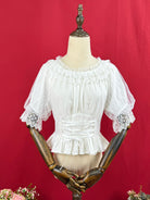 Classic Lolita Shirt Short Sleeve Chiffion Blouse
