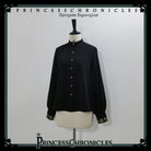Black Cat - Ouji Lolita Shirt Vintage Blouse