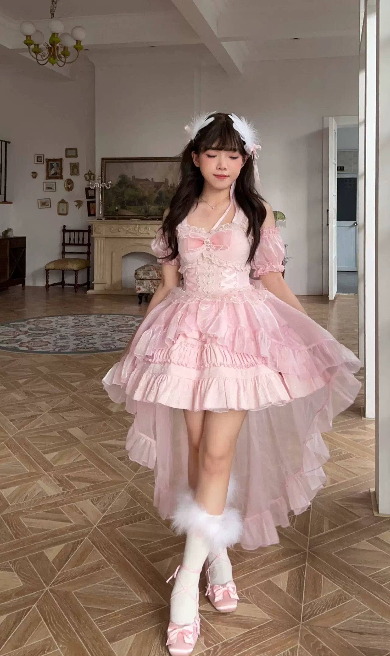 Rose Tale - Sweet Lolita Accessories Summer Trailing Short Sleeves KC