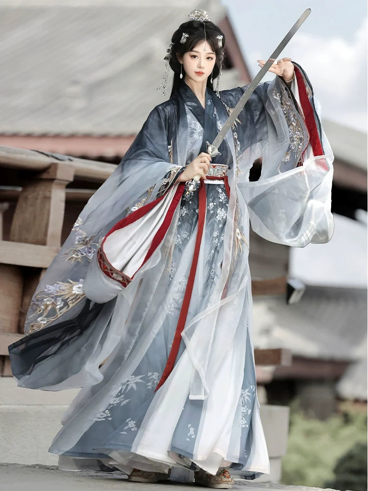 Wei Jin Dynasty Qiyao Ruqun Hanfu | Dream Walking 踏梦行