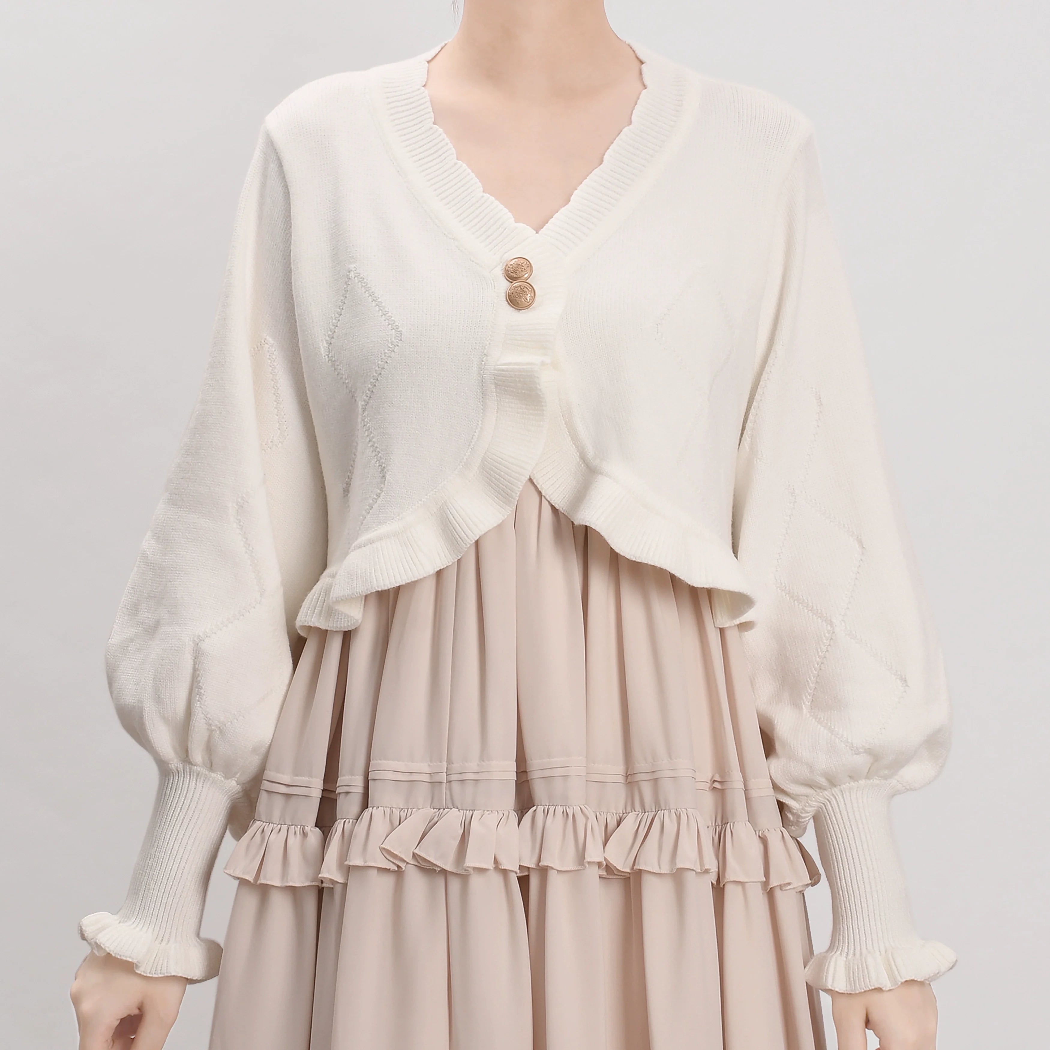 Cookie - Vintage Lolita Cardigan, Short Sweater