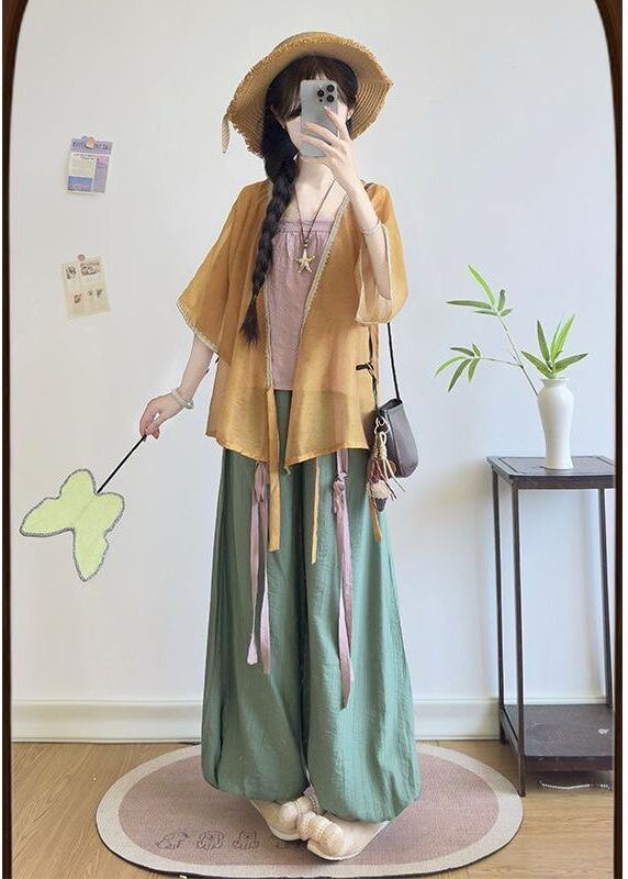 Summer Harvest | 3-Piece Plus Pants Set (夏禾)