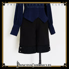 Black and Blue - Ouji Lolita Casual Shorts