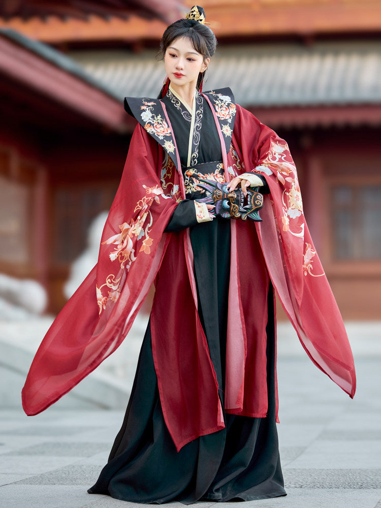 Bihai Yaoguang Wuxia Hanfu Set | Chinese Fantasy Period Drama Style