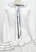Cotton Sweet Lolita Shirt, Flared Cuffs
