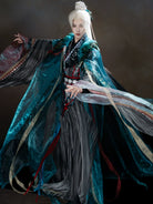 Peacock King Hanfu - Unisex Xianxia Robe with Godly Patterns, Male Costume (Preorder)