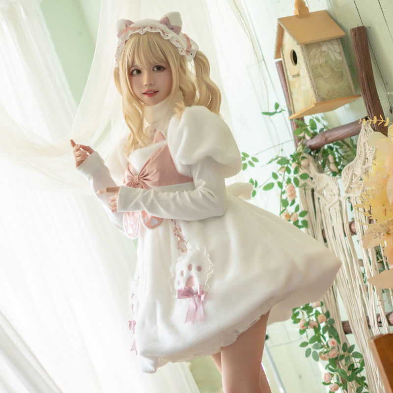Cat Planet - Kawaii Lolita Winter Thicken OP