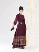 Ming Dynasty Modern Hanfu Horse Face Dress - Qingyun 卿云