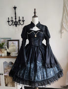 Silent Night Church - Gothic Lolita JSK Dress & Bolero, Church Print