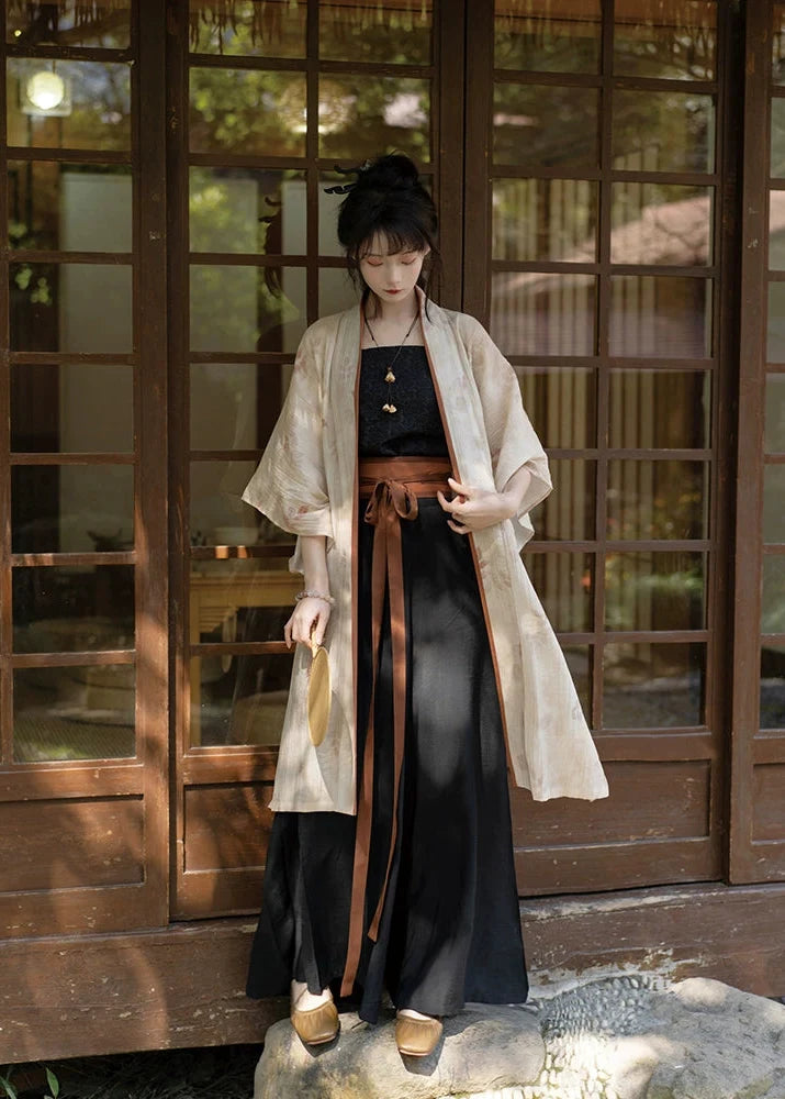 Spring Brew | 3-Piece Plus Pants Set (春水煎茶)