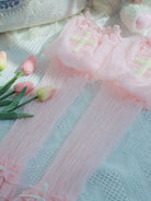 Alice Girl - Cross Maiden - Gothic Lolita Cuffs Puff Arm Sleeves