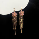 Cherry Blossom Dangling Earrings | Hanfu Jewelry