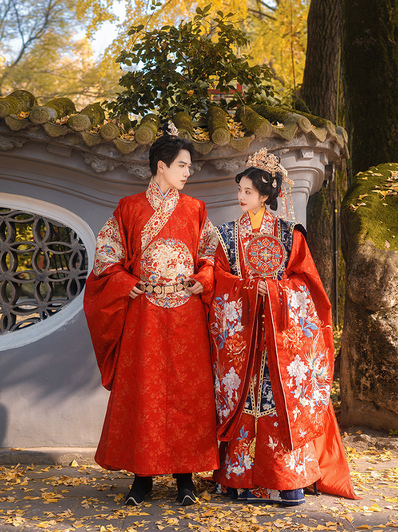 Ming Dynasty Chinese Wedding Hanfu Set | Everlasting Love 长情