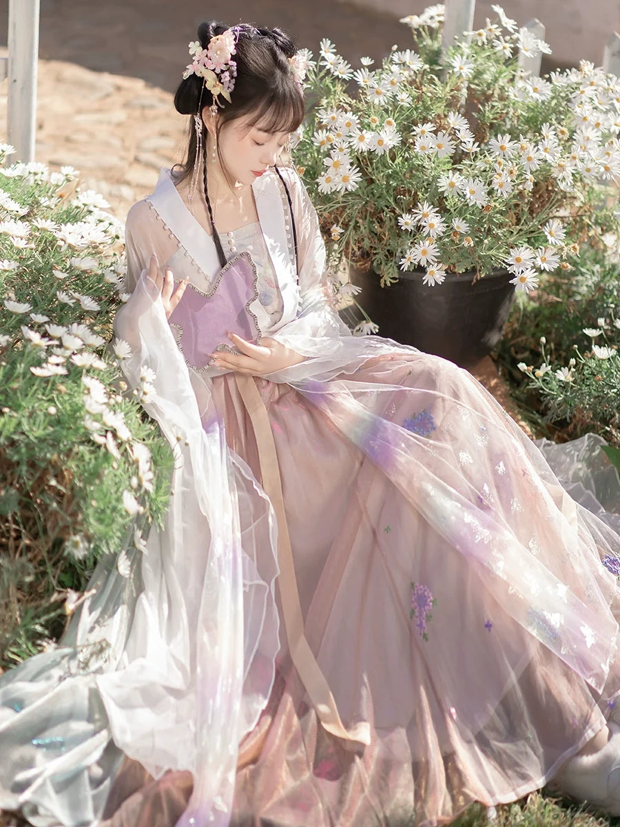 Wei Jin Dynasty Qiyao Ruqun Hanfu | Luo Shen 洛神