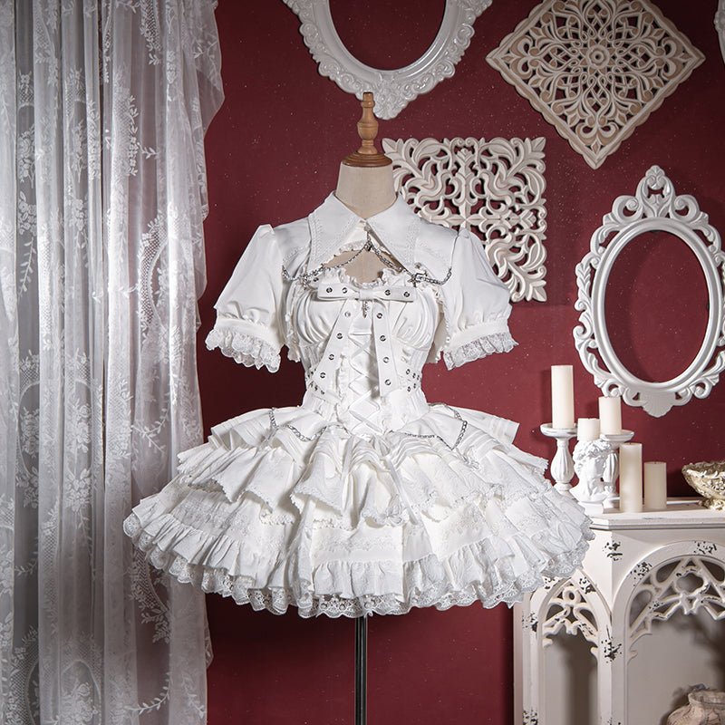 Contract Cross - Gothic Sweet Lolita Short Dress