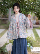 Jin Dynasty Modern Hanfu Cardigan and Elastic Skirt - Ancient Song 古调歌 (Preorder)