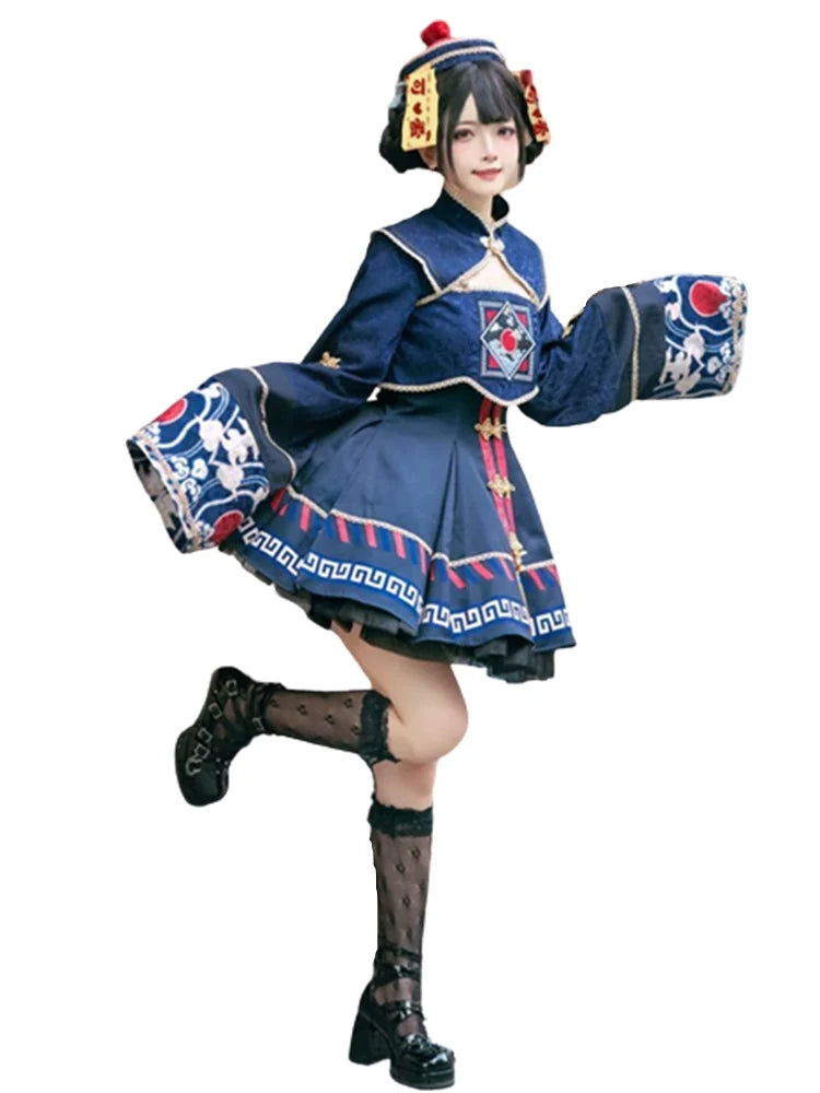 Little Zombie - Zombie Lolita Jumper Dress Cute Lolita Coat Set