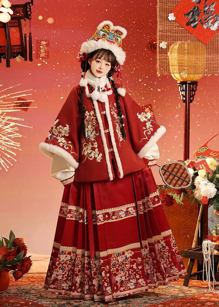 Fortune Blossom | 3-Piece 2026 New Year Ming Hanfu (花开纳福)