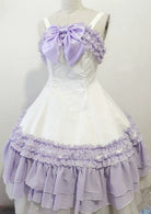 Sweet Lolita JSK Dress, Back Shirring, Side Zipper