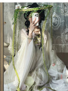 Willow Leaves Bamboo Veil Hat (斗笠)