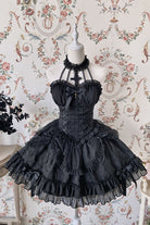 Cross Maiden - Gothic Lolita Dress, Ballet Halterneck Lolita JSK