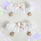 Sweet Lolita Lace Gater Stockings Clips Multicolors
