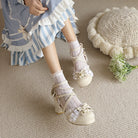 Yana - Chinese Style Yana - Plus size Qi Lolita Shoes Bow Pearl Lolita Sandal