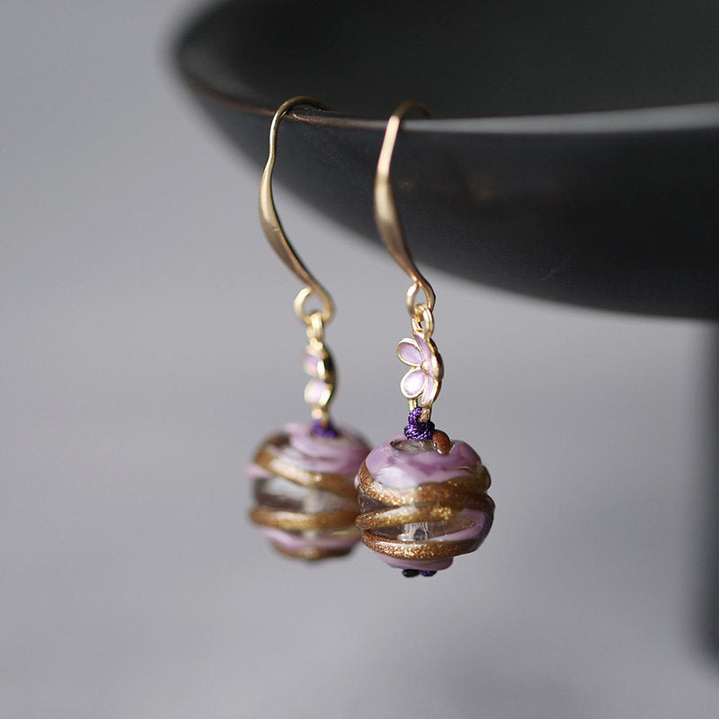 Floral Swirl Earrings | Hanfu Jewelry