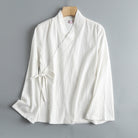 Xiang Shan 香山 Fragrant Hills Unisex Pure Cotton Cross Collar Top