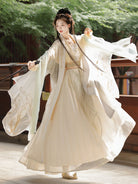 Golden Glow 洛金羽 - Song Dynasty Style Qiyao Ruqun Hanfu