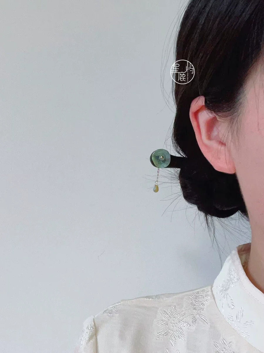 Lotus Leaf Hair Stick | Hanfu Hair Accessory