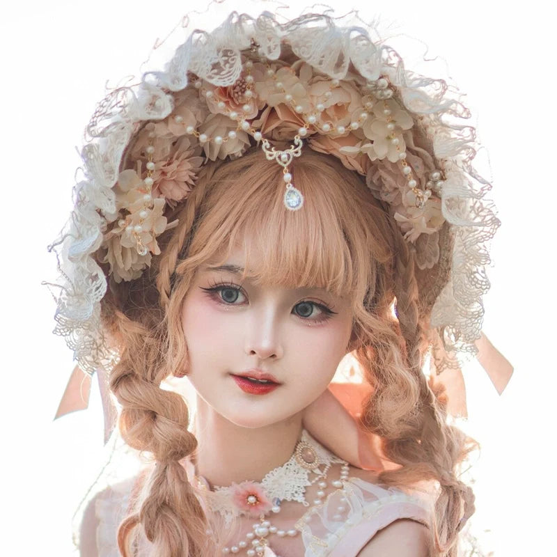 Spring Gift Box - Pink Classic Lolita Accessories Handmade Lace