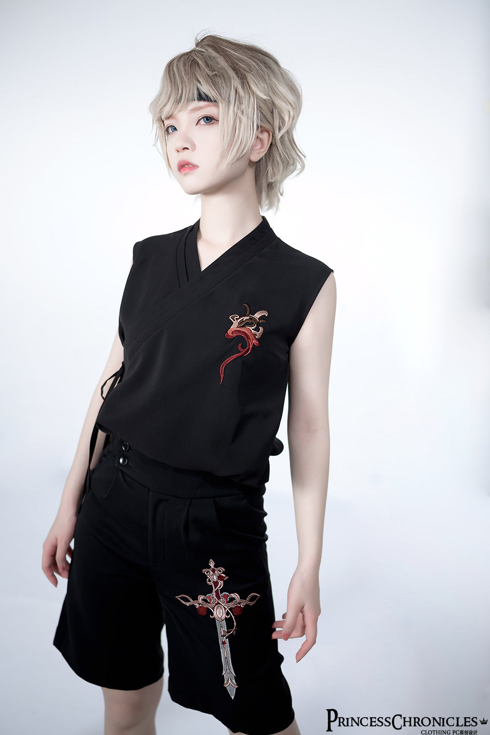 Night Instructions - Ouji Lolita Sleeveless Top