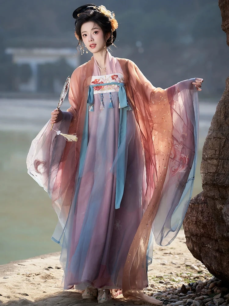 Flower Shadow 花影 - Tang Dynasty Style Qixiong Ruqun