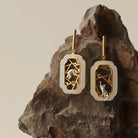 Tibetan Cat Pavilion Earrings | Cheongsam Jewelry