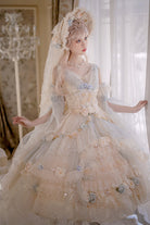 Flower Spirit - Elegant Lolita JSK Dress Summer Wedding Lolita JSK