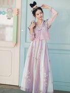 Flower Collector 花间集- Tang Dynasty Style Beizi Qiyao Ruqun