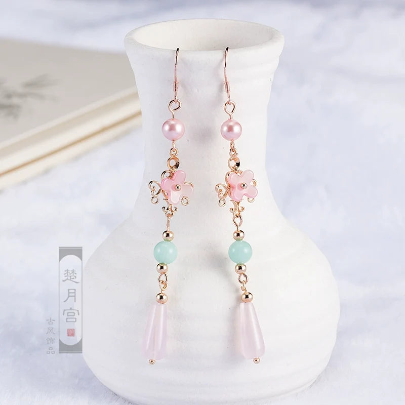 Flower Goddess Earrings | Hanfu Jewelry