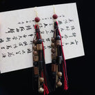 Chinese Talisman Earrings | Hanfu Jewelry