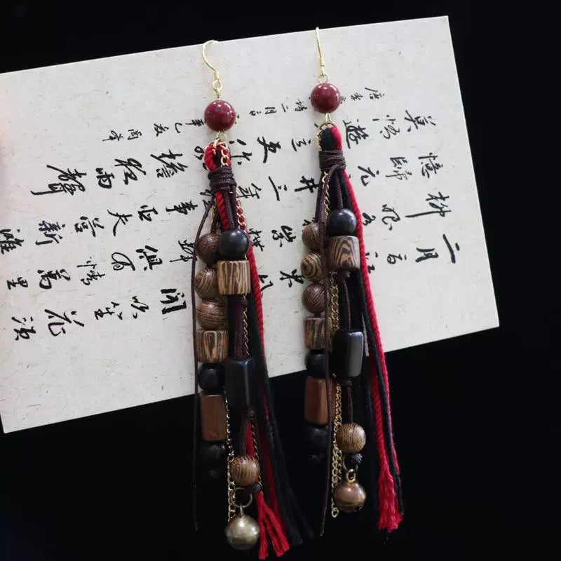 Chinese Talisman Earrings | Hanfu Jewelry