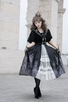 Silent Church - Gothic Lolita JSK Church Printed Dress with Front-opening