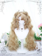 Dalao Home - Lolita Short Curls Hair Oil Painting Style Double Ponytail Wig