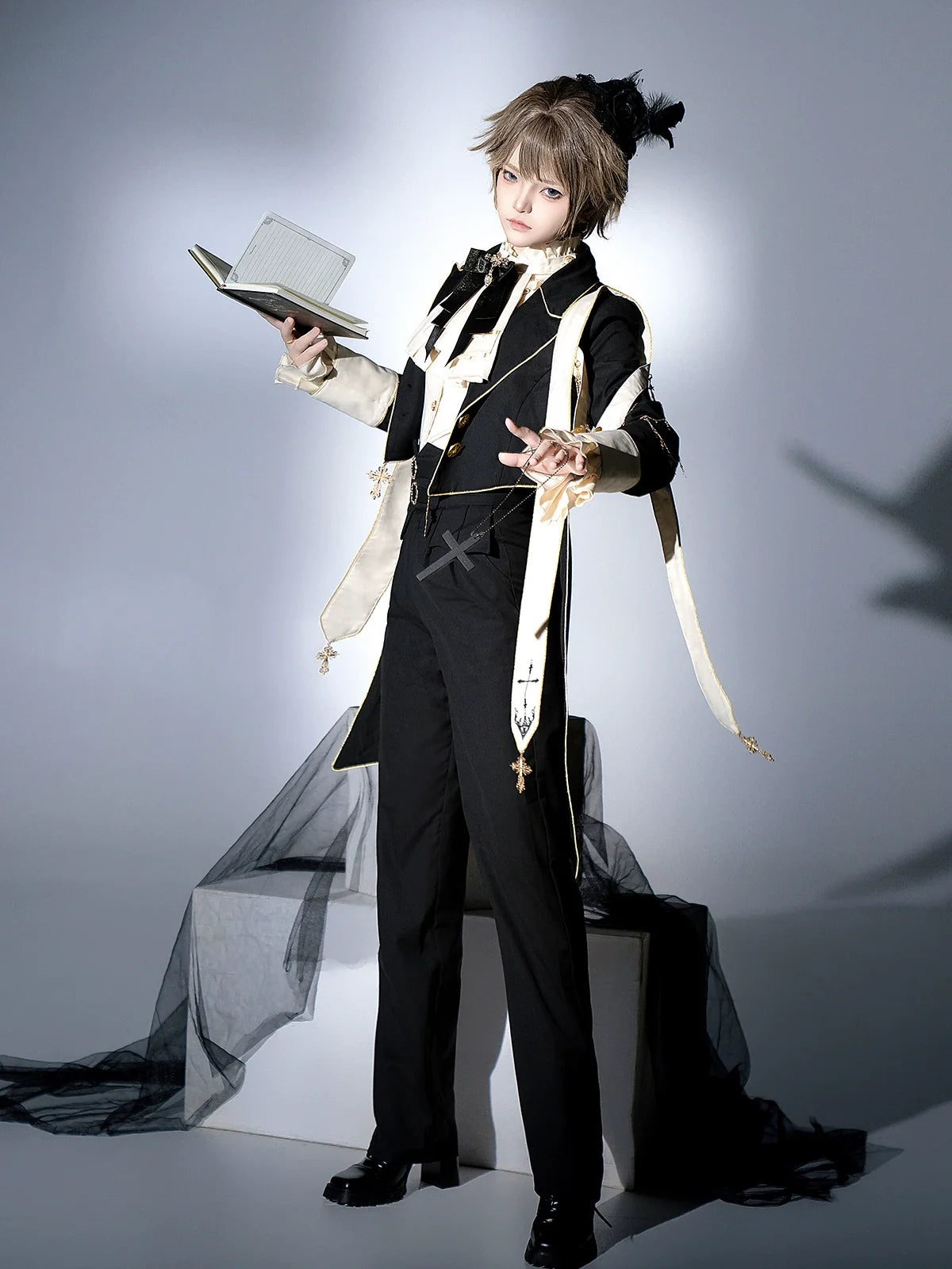 Ouji Lolita Shirt Suit Gothic Lolita Pants Set